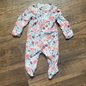 Magnetic Me Floral Onsie with Mittens Newborn